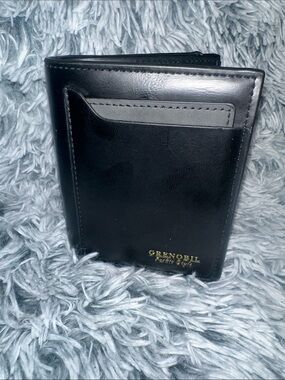 Grenobil Black Leather Men's Card & Key Holder